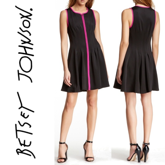 Betsey Johnson Dresses & Skirts - HP ✨ NWT! Betsey Johnson Front Zip Scuba Dress